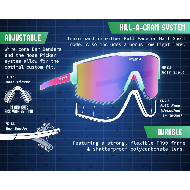 Pit Viper "The Bonaire Breeze | Try-Hard" - Sunglasses