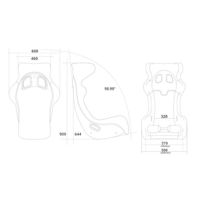 A-Tech Extreme S-2 Bucket Seat (FIA)