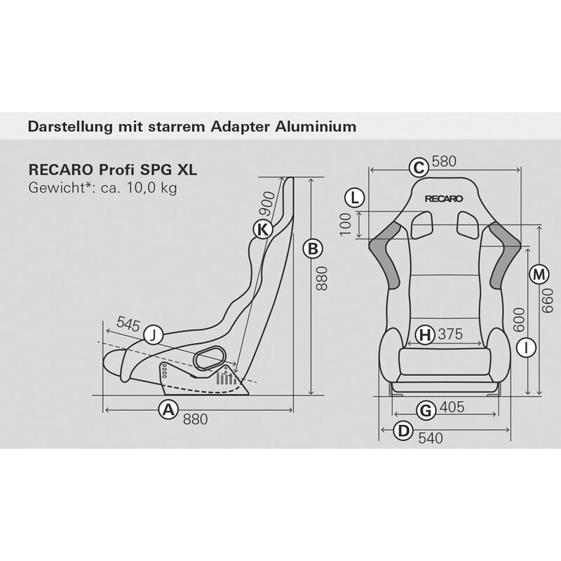 Recaro Profi SPG Bucket Seat (FIA)