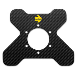 Momo Carbon Fiber Steering Wheel Plate - 4 Button