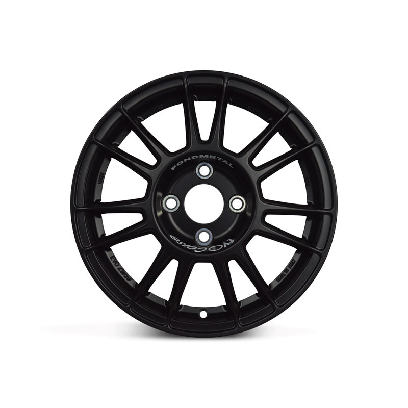 Evo Corse X3MA 15x7" 4x108 ET16, Matt Black (Peugeot / Citroen)