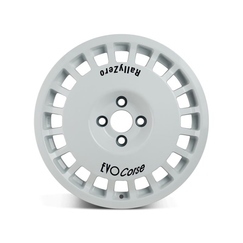 Evo Corse RallyZero 18x8" 5x114.3 ET35, White (Mitsubishi / Toyota)