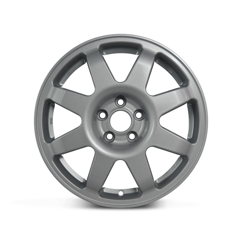 Evo Corse SB9Ragno 17x7" 5x108 ET50, Silver