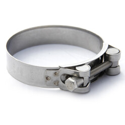 Stainless Steel T Bolt Hose Clamp. 149-161 mm