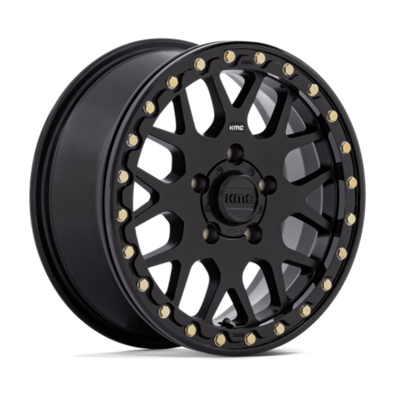 KMC KS235 Grenade Beadlock 15.0x6" 5x114.3 ET38, Satin Black