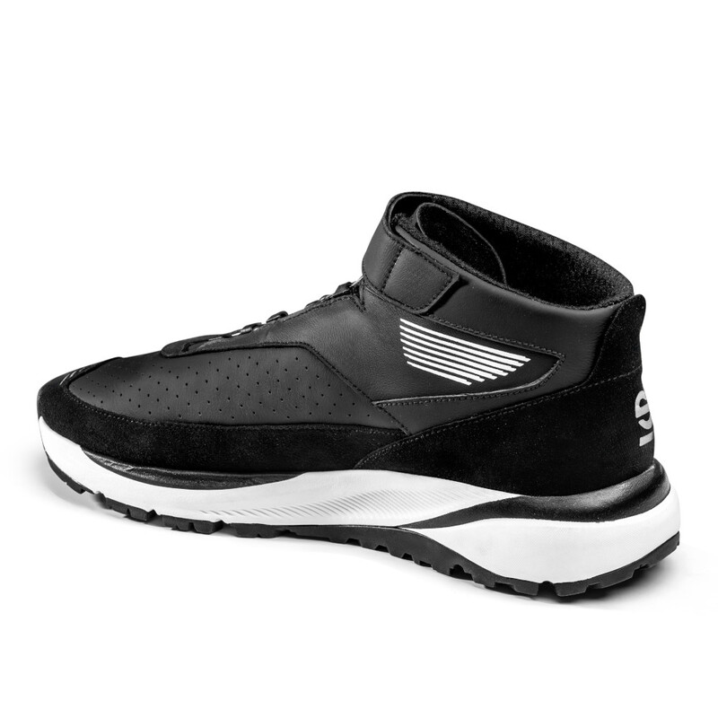 Sparco Chrono Shoes - Black & Black (FIA)