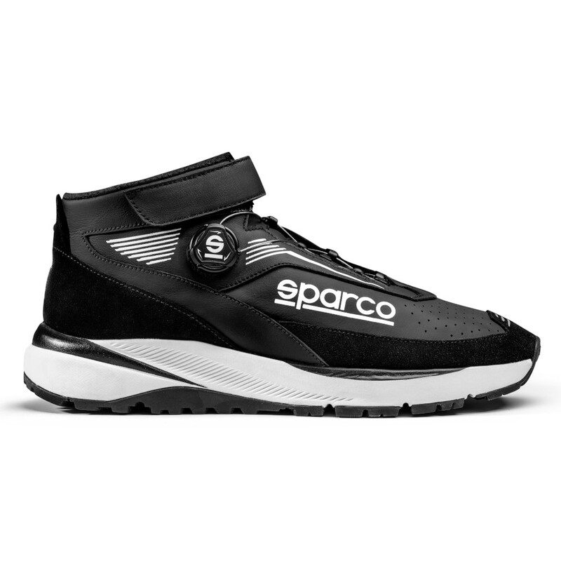 Sparco Chrono Shoes - Black & Black (FIA)