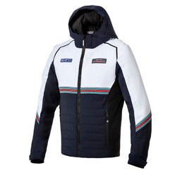 Sparco Martini Racing Winter Jacket, Navy Blue & White