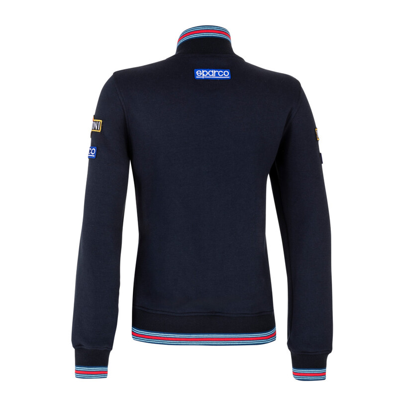 Sparco Martini Racing Lady Full Zip Sweatshirt, Blue