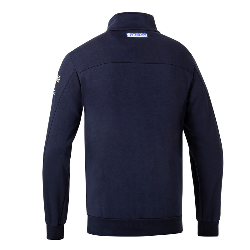 Sparco Martini Racing Half Zip Sweatshirt, Blue