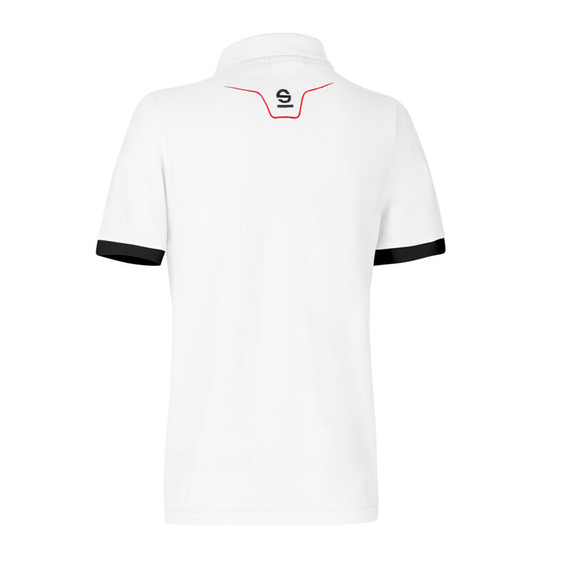 Sparco Martini Racing Embroideries Lady Polo, White