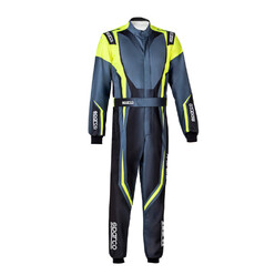 Sparco Prime K Karting Suit, Black & Yellow (FIA 8877-2022)