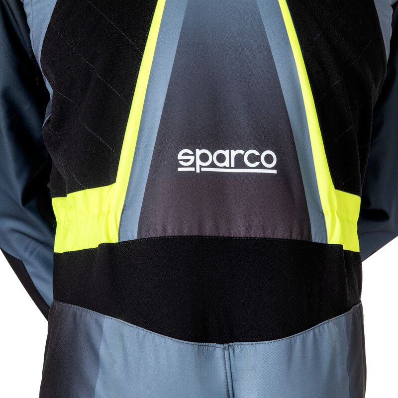 Sparco Prime K Karting Suit, Black & Yellow (FIA 8877-2022)