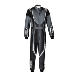 Sparco Prime K Karting Suit, Black & Grey (FIA 8877-2022)