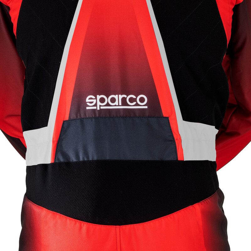Sparco Prime K Karting Suit, Black & Red (FIA 8877-2022)