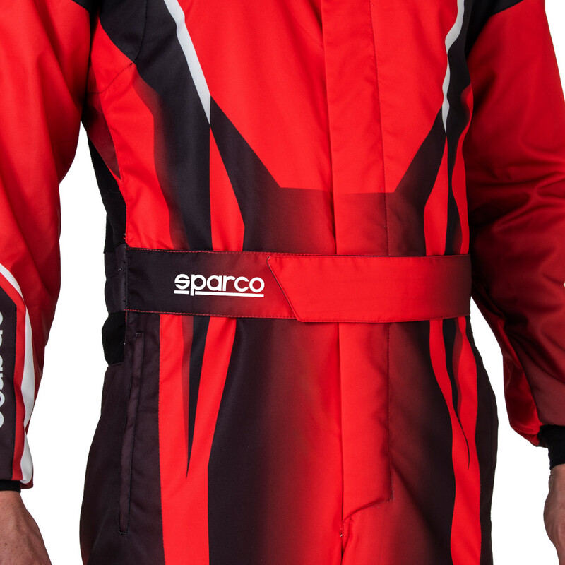 Sparco Prime K Karting Suit, Black & Red (FIA 8877-2022)