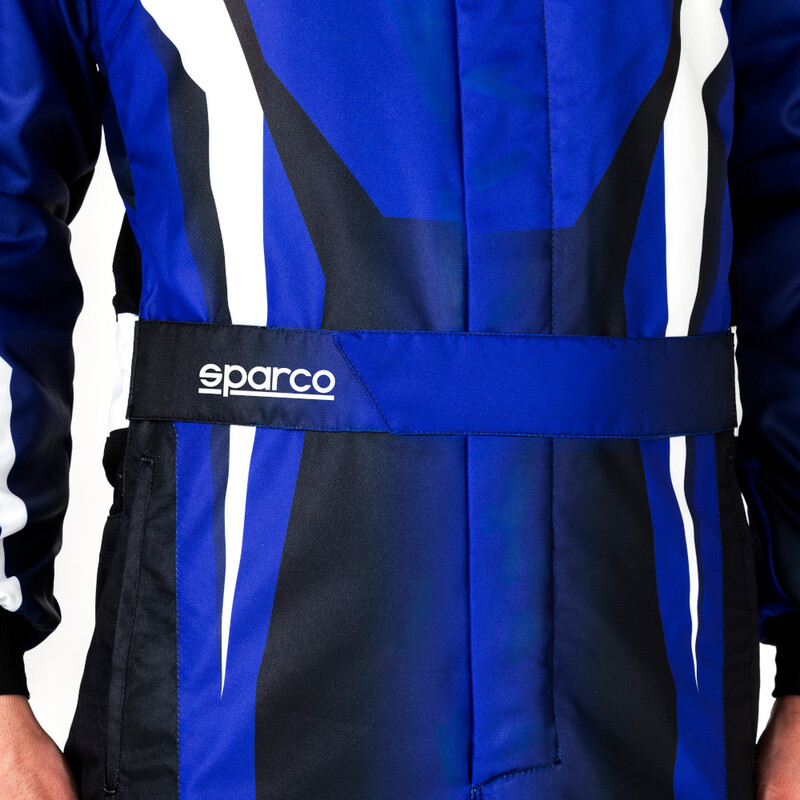 Sparco Prime K Karting Suit Kid, Blue & White (FIA 8877-2022)