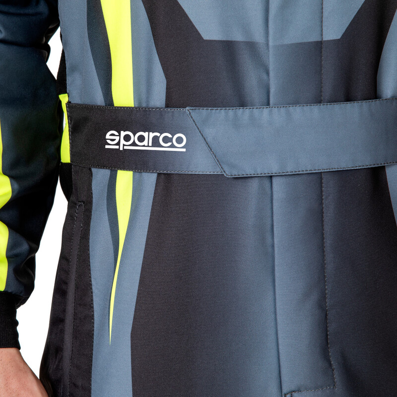 Sparco Prime K Karting Suit Kid, Black & Yellow (FIA 8877-2022)