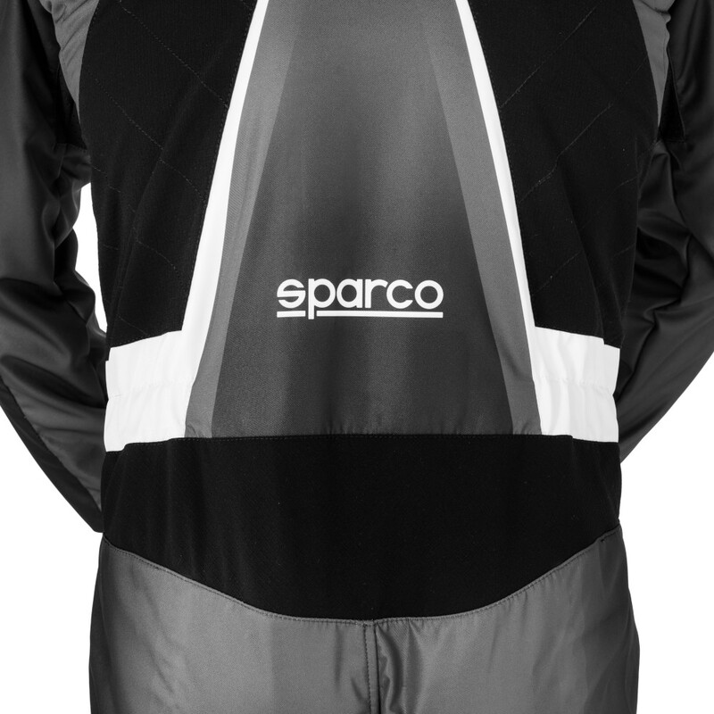 Sparco Prime K Karting Suit Kid, Black & Grey (FIA 8877-2022)