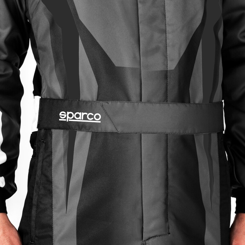 Sparco Prime K Karting Suit Kid, Black & Grey (FIA 8877-2022)