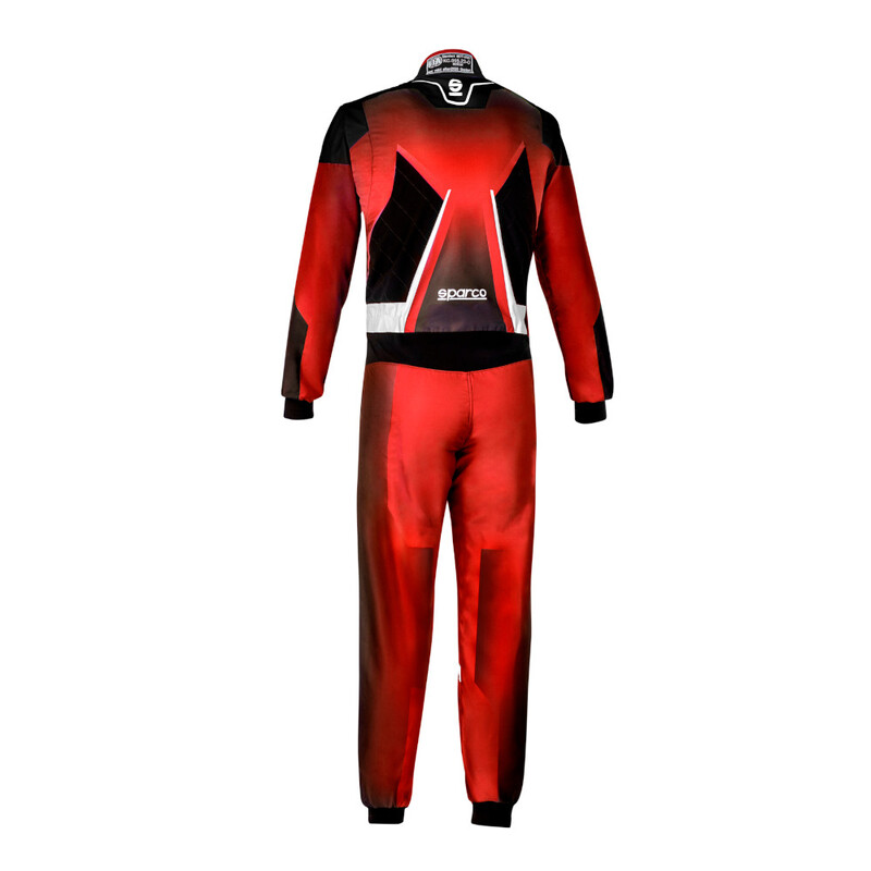 Sparco Prime K Karting Suit Kid, Black & Red (FIA 8877-2022)