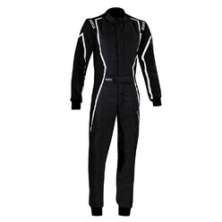 Sparco X-Light K Karting Suit, Black & White (CIK-FIA N2013.1)