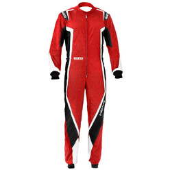 Sparco Kerb Karting Suit, Red & Black (CIK-FIA N2013.1)