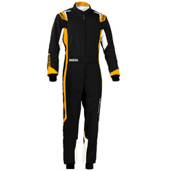 Sparco Thunder Karting Suit, Black & Orange (CIK-FIA N2013.1)