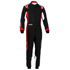Sparco Thunder Karting Suit, Black & Red (CIK-FIA N2013.1)