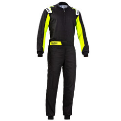 Sparco Rookie Karting Suit, Black & Yellow