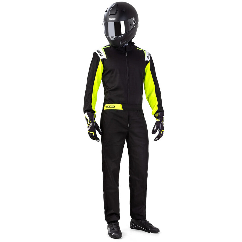 Sparco Rookie Karting Suit, Black & Yellow