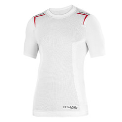 Sparco K-Carbon Karting Short Sleeve Top, White & Red