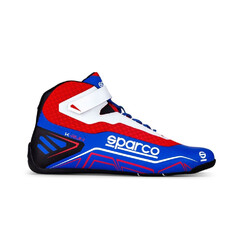 Sparco K-Run Karting Shoes, Blue & Red