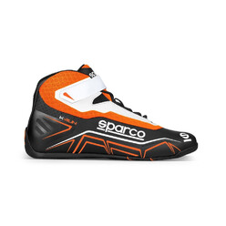 Sparco K-Run Karting Shoes, Black & Orange