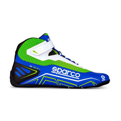 Sparco K-Run Karting Shoes Kid, Blue & Green