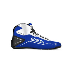 Sparco K-Pole Karting Shoes, Blue & White