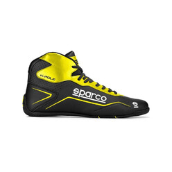 Sparco K-Pole Karting Shoes, Black & Yellow
