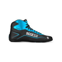 Sparco K-Pole Karting Shoes, Black & Blue