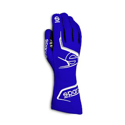 Sparco Arrow K Karting Gloves, Blue & White