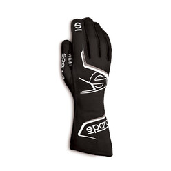 Sparco Arrow K Karting Gloves, Black & White