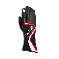 Sparco Record Karting Gloves, Black & Red