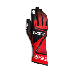 Sparco Rush Karting Gloves, Red & Black