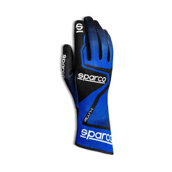 Sparco Rush Karting Gloves, Blue & Black