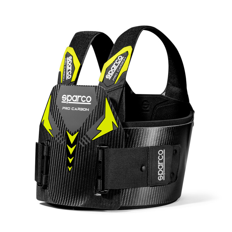 Sparco Pro-Carbon Karting Rib Protector (FIA 8870-2018)