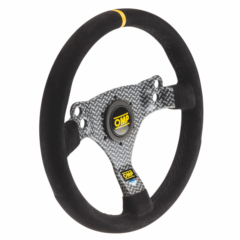 OMP\u0020320\u0020Hybrid\u0020S\u0020Steering\u0020Wheel\u0020\u0028Flat\u0029,\u0020Black\u0020Suede,\u0020Carbon\u0020Spokes