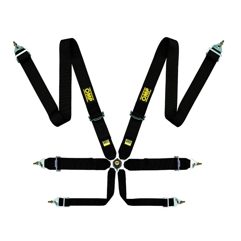 OMP 6 Points 3" First Harness (FIA, Hans)