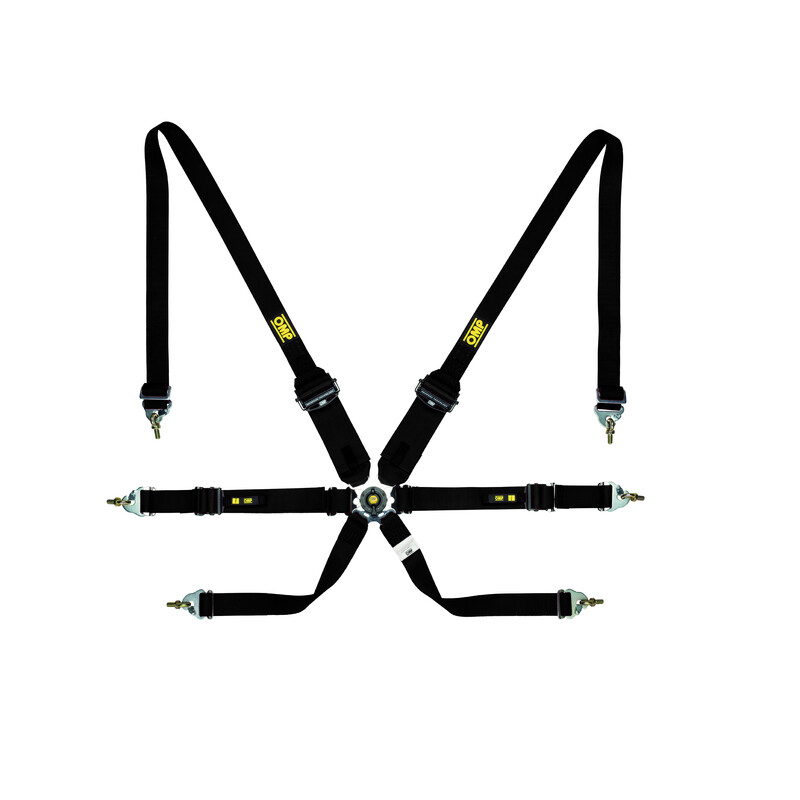 OMP 6 Points 3"+2" ONE Convertible Harness (FIA, Hans)