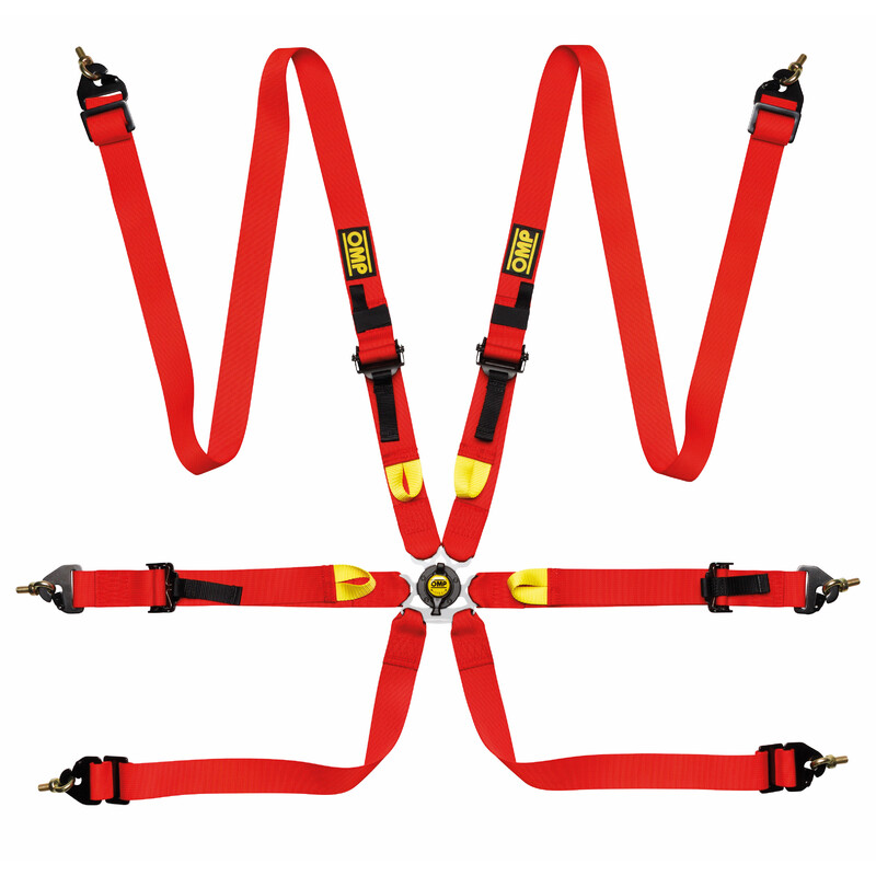 OMP 6 Points 2" First Harness (FIA, Hans)
