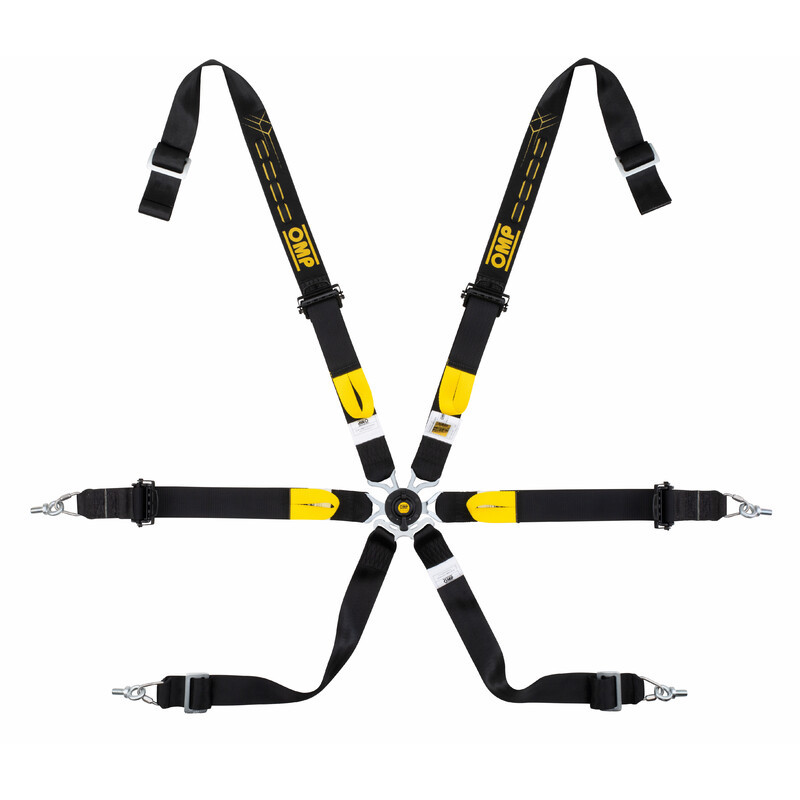 OMP 6 Points 2" ONE WRC Harness (FIA, Hans)