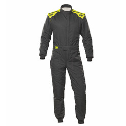 OMP First-S Overall, Antracite / Fluo Yellow